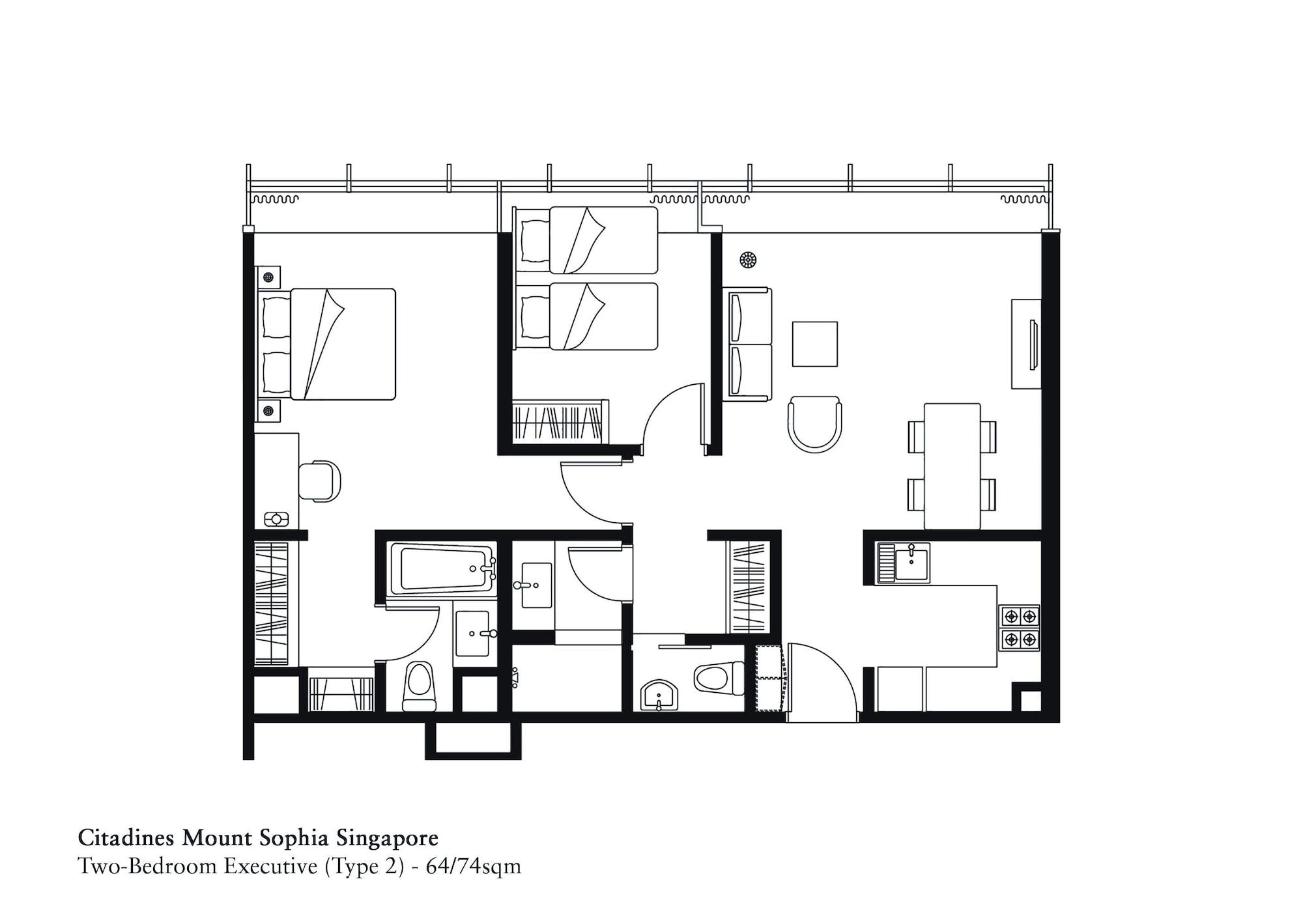 Citadines Mount Sophia Singapore Ngoại thất bức ảnh